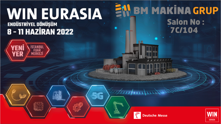 WIN EURASIA fuarında standımıza davetlisiniz