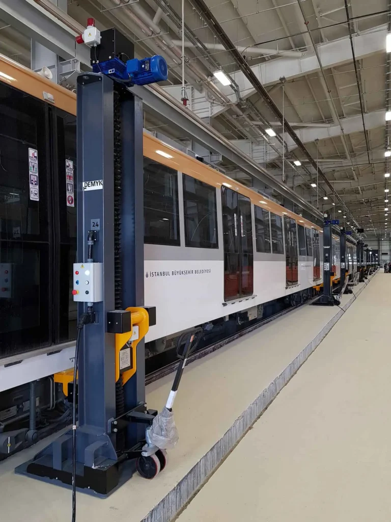 BM Makina DEMYKS Metro Istanbul M5 Hatti Tren Tramvay Vagon Kaldirma Sistemleri Projesi 6