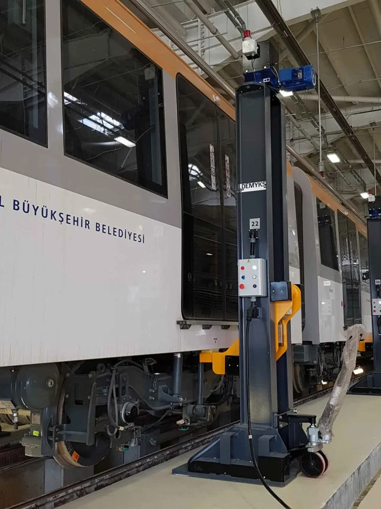 BM Makina DEMYKS Metro Istanbul M5 Hatti Tren Tramvay Vagon Kaldirma Sistemleri Projesi 7
