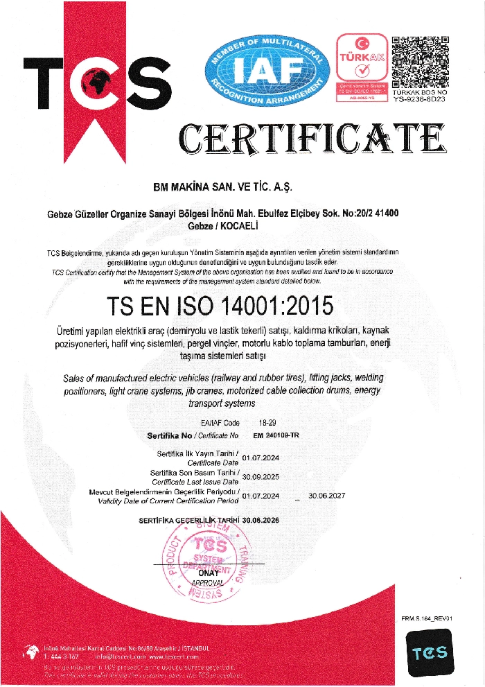 BM-Makina-TCS-IAF-TÜRKAK-TS-ISO-14001-2015-Sertifikası svg+xml;charset=utf