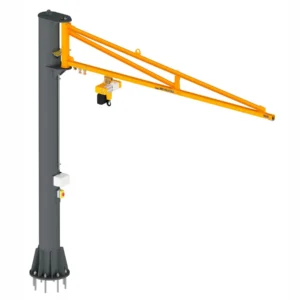 BM Makina BKB ALUBKB ayaklı pergel vinç - zemine montajlı çelik ve alüminyum profil hafif kreyn