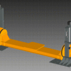 DEMYKS manipülatör traksiyon motoru kaldırma ve konumlandırma - özel tutucu aparat detay