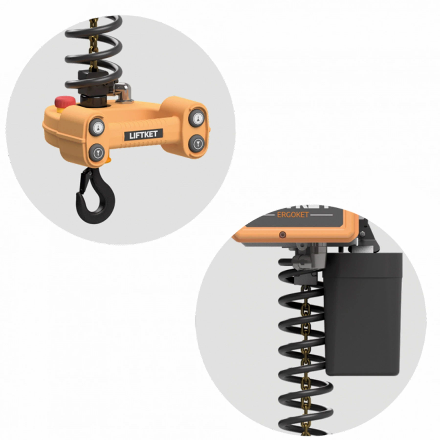 LIFTKET ERGOKET üretim hattında uygulama görseli - operatör ergonomisi ve tek el kullanım