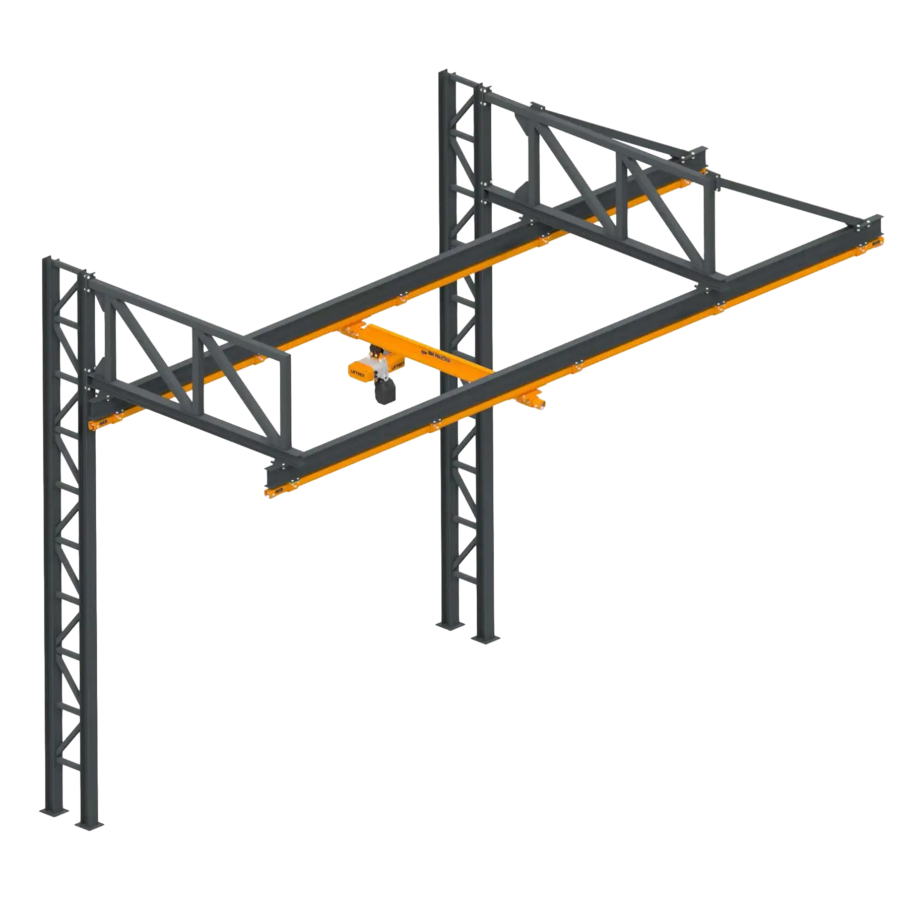 BM Makina BKB ALUBKB köprülü vinç sistemi - çelik ve alüminyum profil hafif kreyn