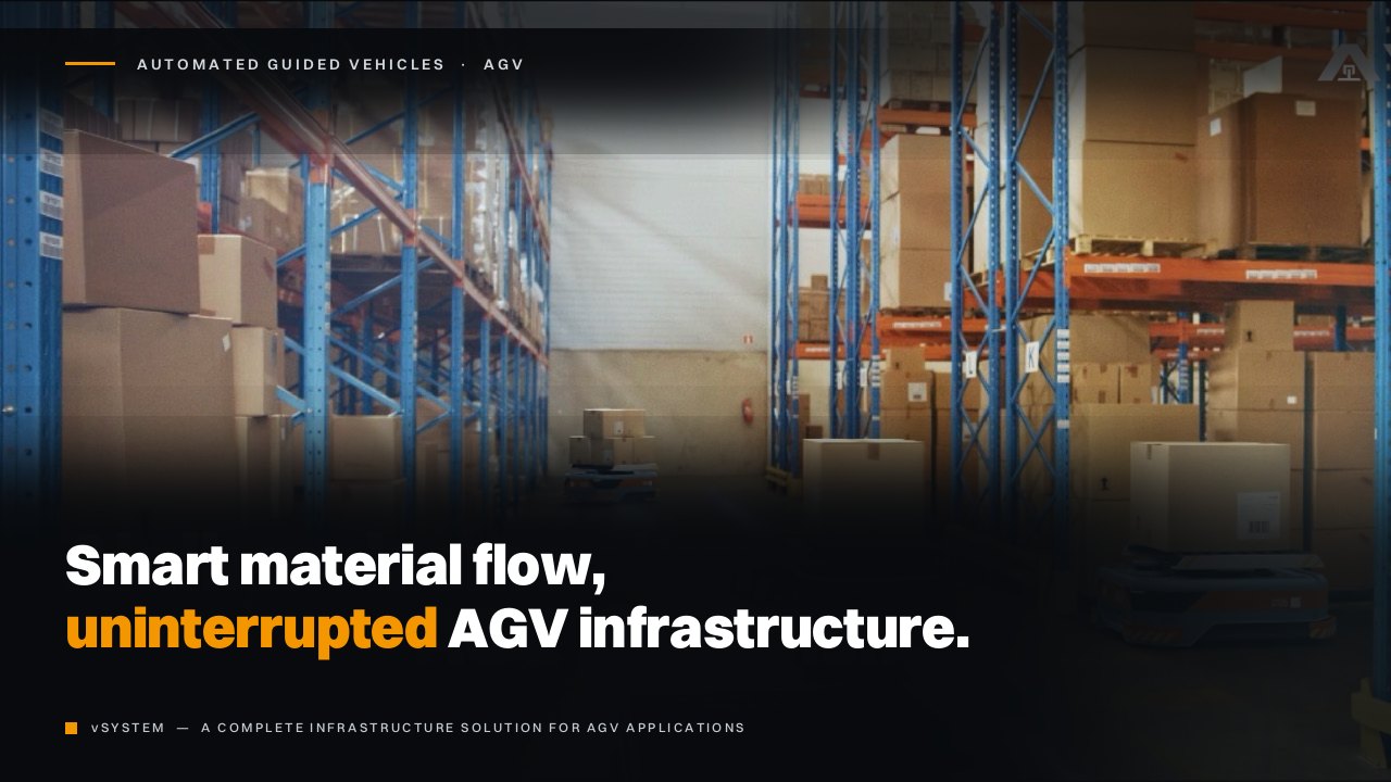 Smart Material Flow with AGV Systems